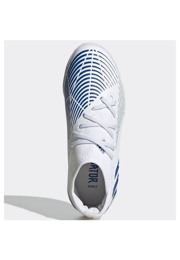 Adidas - Buty piłkarskie adidas Predator Edge.3 Tf Jr GZ2896 białe białe. Zapięcie: sznurówki. Kolor: biały. Materiał: guma, syntetyk. Sport: piłka nożna
