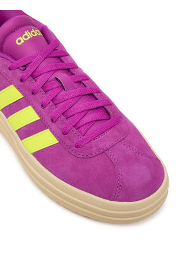Adidas - adidas Sneakersy VL Court Bold JI1785 Różowy. Kolor: różowy. Materiał: zamsz, skóra