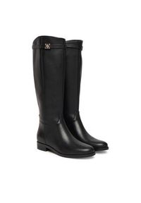 Guess Kozaki FLFZOR LEA11 Czarny. Kolor: czarny. Materiał: skóra #4