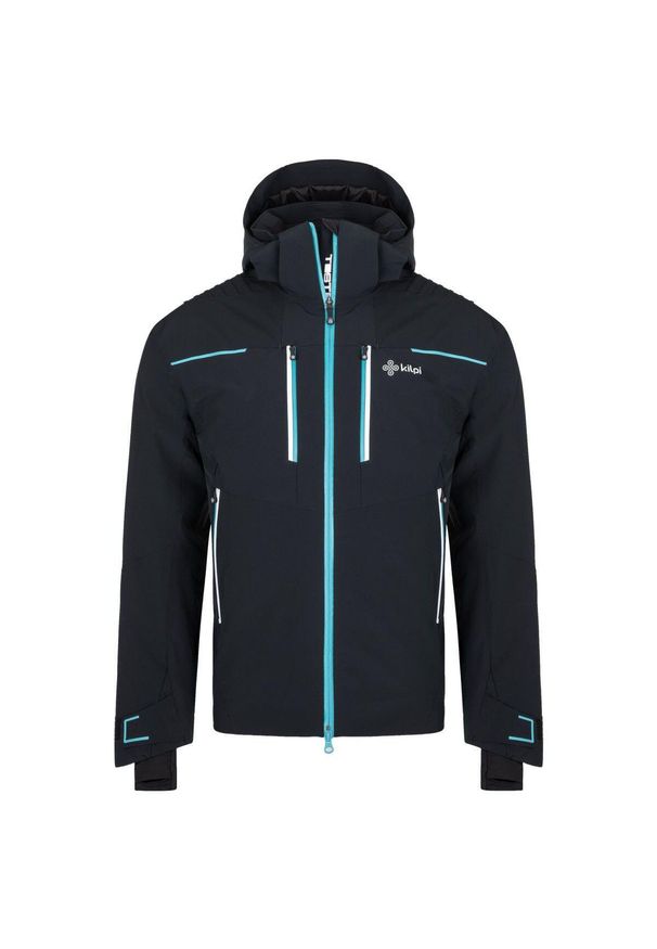 Kurtka narciarska Kilpi Dexen. Kolor: czarny. Materiał: nylon. Sezon: zima. Sport: narciarstwo