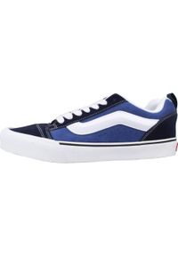 Buty Vans Knu Skool niebieskie. Kolor: niebieski. Materiał: syntetyk, materiał, zamsz #2
