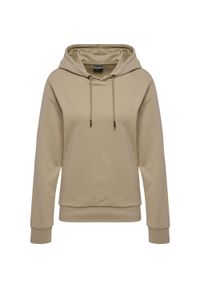 Bluza damska z kapturem Hummel Active Co. Typ kołnierza: kaptur. Kolor: wielokolorowy, szary, pomarańczowy, brązowy. Materiał: polar. Sezon: zima #1