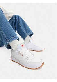 Reebok Sneakersy EO-CLASSIC LEATHER 100008491 Biały. Kolor: biały. Materiał: syntetyk, skóra. Model: Reebok Classic #7