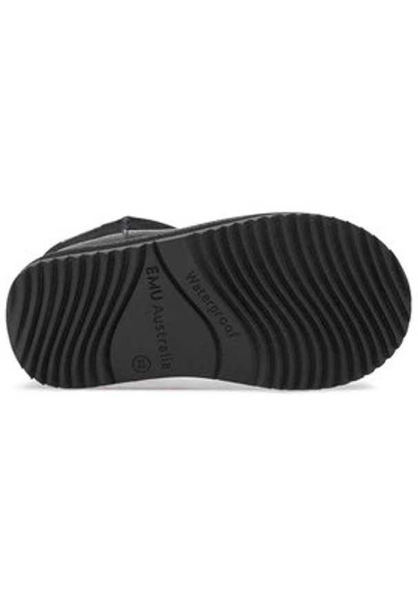 EMU Australia Śniegowce Trigg K12169 Czarny. Kolor: czarny. Materiał: skóra, zamsz