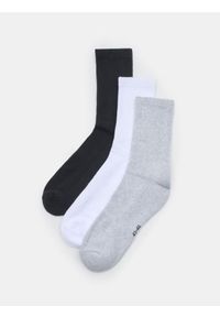 Sinsay - Prążkowane skarpetki 3 pack - wielobarwny. Materiał: prążkowany #1