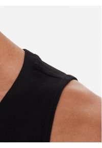 Calvin Klein Swimwear Tank top KM0KM00837 Czarny Regular Fit. Kolor: czarny. Materiał: bawełna #3