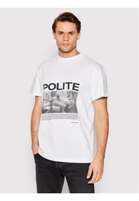 Young Poets Society T-Shirt Polite Daylen 107078 Biały Regular Fit. Kolor: biały. Materiał: bawełna