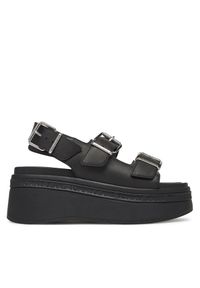 Sandały Tommy Jeans. Kolor: czarny