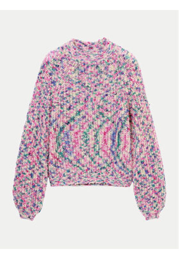 Desigual Sweter Birmingham 24WWJF72 Kolorowy Regular Fit. Materiał: syntetyk. Wzór: kolorowy