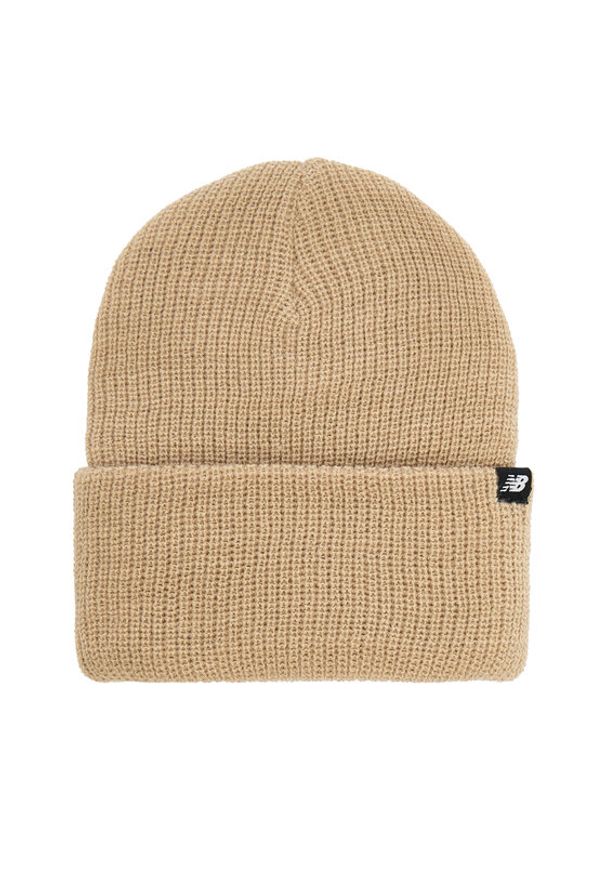 New Balance Czapka LAH43010SOT Beżowy. Kolor: beżowy. Materiał: materiał
