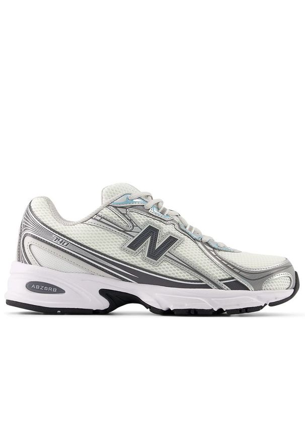 Buty unisex New Balance U7402Y9 - białe. Kolor: biały. Materiał: materiał, syntetyk. Szerokość cholewki: normalna. Sezon: lato. Sport: turystyka piesza