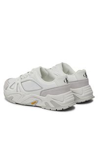 Calvin Klein Jeans Sneakersy Vibram Runner Low Mix Nbs Lum YM0YM00880 Biały. Kolor: biały. Materiał: skóra #5