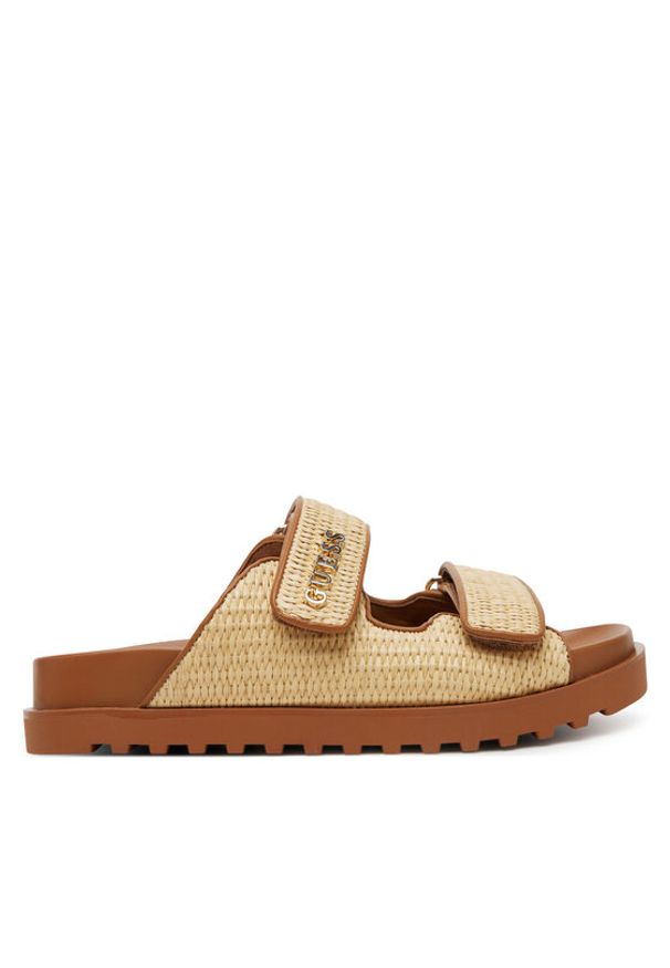 Guess Japonki 172847 Brązowy. Kolor: brązowy. Materiał: syntetyk