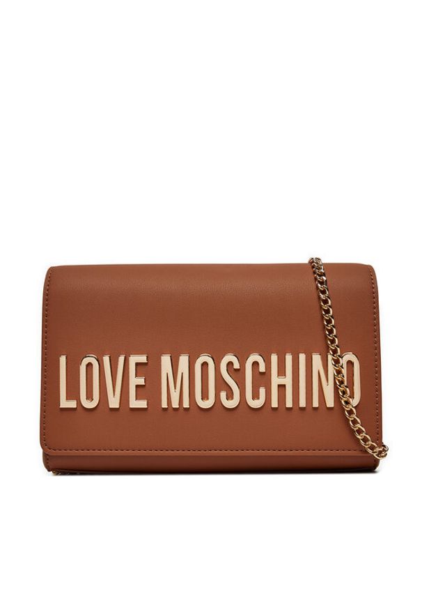 Love Moschino - LOVE MOSCHINO Torebka JC4103PP1LKD0208 Brązowy. Kolor: brązowy. Materiał: skórzane