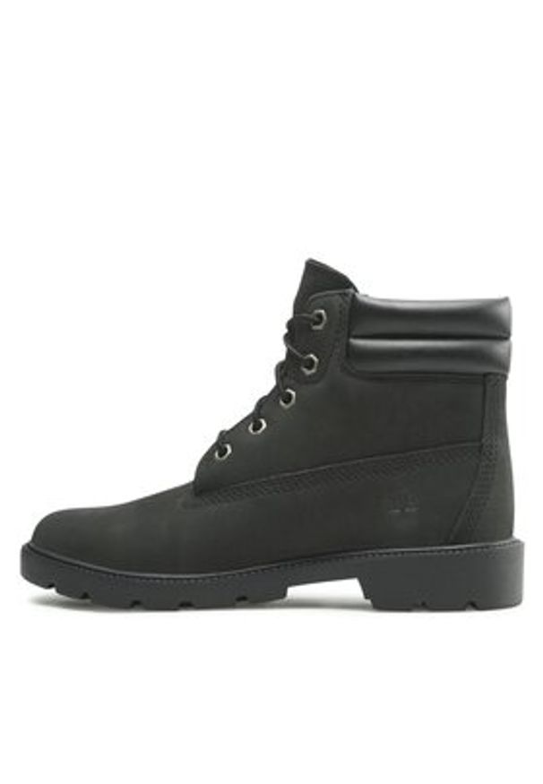 Timberland Trapery 6 In Basic Boot TB0A2MBJ0011 Czarny. Kolor: czarny. Materiał: nubuk, skóra