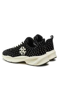 Tory Burch Sneakersy Good Luck Studded Trainer 161961 Czarny. Kolor: czarny. Materiał: skóra, zamsz #4