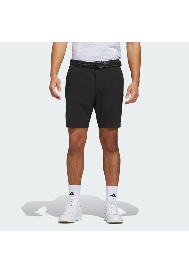 Adidas - Wciągane szorty do gry w golfa Ultimate365. Kolor: czarny. Materiał: materiał. Sport: golf