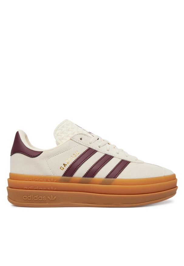 Adidas - adidas Sneakersy Gazelle Bold KI4559 Beżowy. Kolor: beżowy. Materiał: zamsz, skóra. Model: Adidas Gazelle
