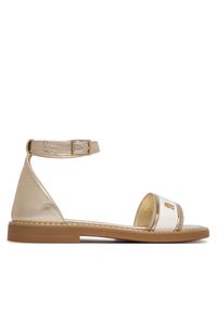 TOMMY HILFIGER - Sandały Tommy Hilfiger. Kolor: złoty #1