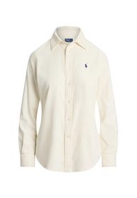Polo Ralph Lauren Koszula 211971526005 Écru Slim Fit. Typ kołnierza: polo. Materiał: bawełna #5