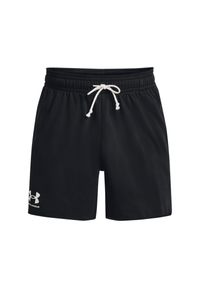 Krótka Under Armour Rival Terry 6". Kolor: czarny, wielokolorowy, biały. Długość: krótkie. Sport: fitness #1