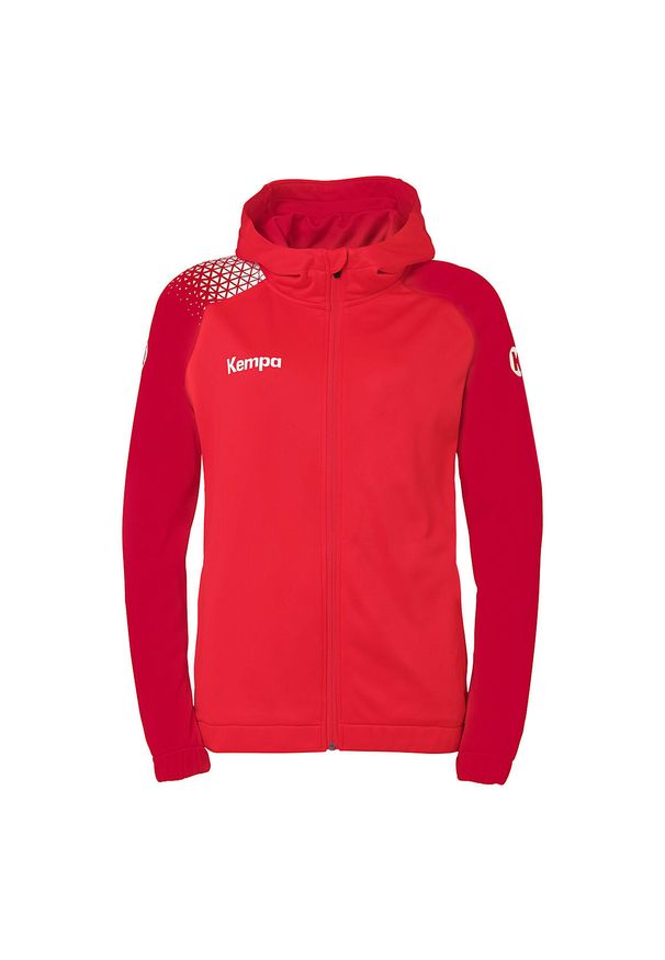 KEMPA - Bluza damska z kapturem Kempa Ambition 28. Typ kołnierza: kaptur. Kolor: czerwony, czarny, wielokolorowy. Sport: piłka ręczna