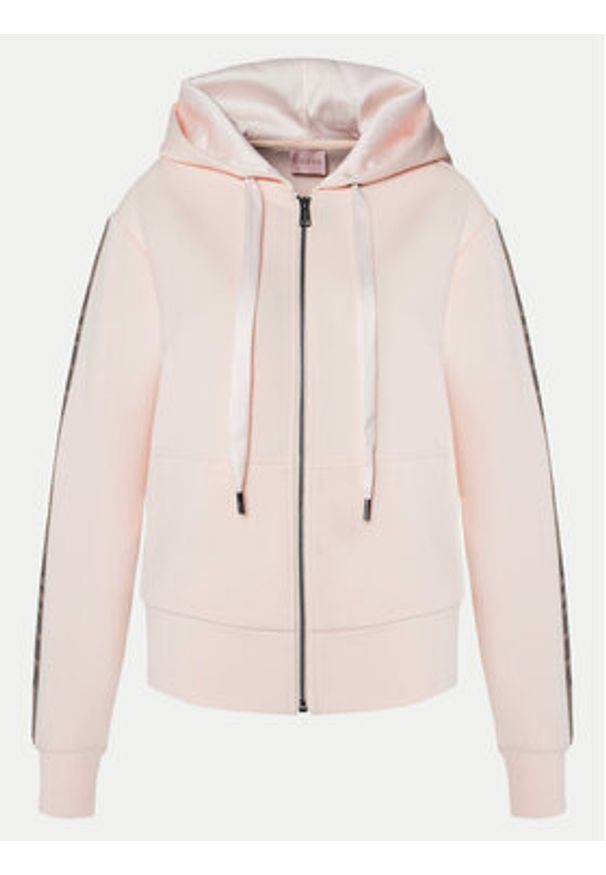 Guess Bluza W5RQ03 KBYE2 Różowy Regular Fit. Kolor: różowy. Materiał: wiskoza, syntetyk