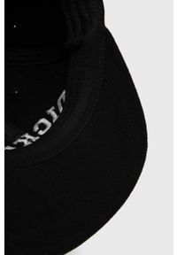 Dickies czapka z daszkiem z domieszką wełny kolor czarny z aplikacją. Kolor: czarny. Materiał: wełna. Wzór: aplikacja #4