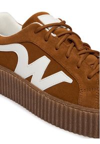 Weekend Max Mara Sneakersy 2615761014600 Pomarańczowy. Kolor: pomarańczowy. Materiał: skóra, zamsz #2