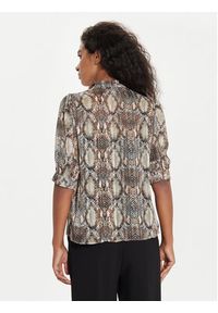 Morgan Koszula 242-CLIPA.F Brązowy Regular Fit. Kolor: brązowy. Materiał: syntetyk #5