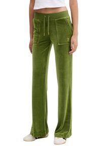 Juicy Couture - JUICY COUTURE Oliwkowe spodnie dresowe damskie Layla Low Rise, Rozmiar M. Stan: obniżony. Kolor: zielony. Materiał: dresówka #4