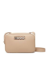Hugo - HUGO Torebka 50547054 Beżowy. Kolor: beżowy. Materiał: skórzane #4