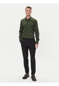 Hugo - HUGO Koszula Kenno 50289499 Zielony Slim Fit. Kolor: zielony. Materiał: bawełna #3