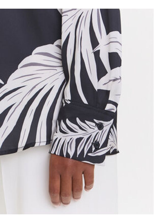 Guess Koszula W5YH03 WF1T2 Czarny Regular Fit. Kolor: czarny. Materiał: syntetyk