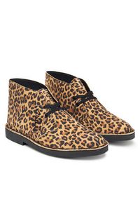 Clarks Botki Desert Bt Evo. 26182927 Brązowy. Kolor: brązowy. Materiał: zamsz, skóra