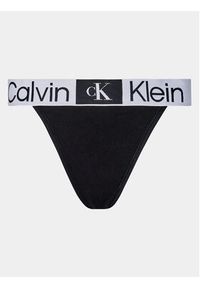 Calvin Klein Underwear Stringi 000QF7721E Czarny. Kolor: czarny. Materiał: bawełna #2