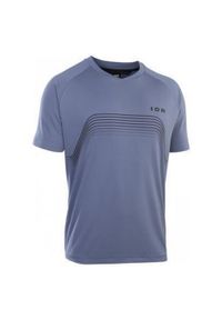 Koszulka rowerowa męska ION Traze. Kolor: wielokolorowy, niebieski, szary. Sport: kolarstwo #1