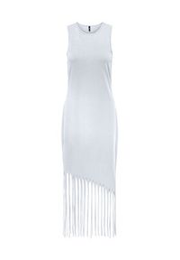 only - ONLY Sukienka codzienna Zinna 15325497 Biały Regular Fit. Okazja: na co dzień. Kolor: biały. Materiał: bawełna. Typ sukienki: proste. Styl: casual #5