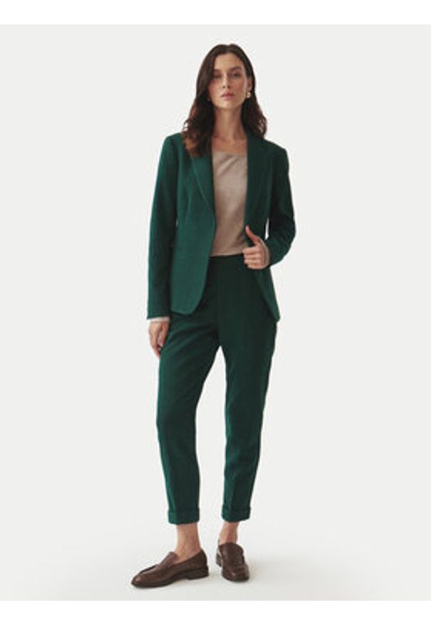 Tatuum Marynarka Agnes 1 T2421.024B Zielony Regular Fit. Kolor: zielony. Materiał: wełna