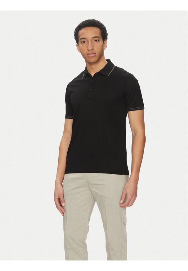 PAUL & SHARK - Paul&Shark Polo 25411236 Czarny Regular Fit. Typ kołnierza: polo. Kolor: czarny. Materiał: bawełna