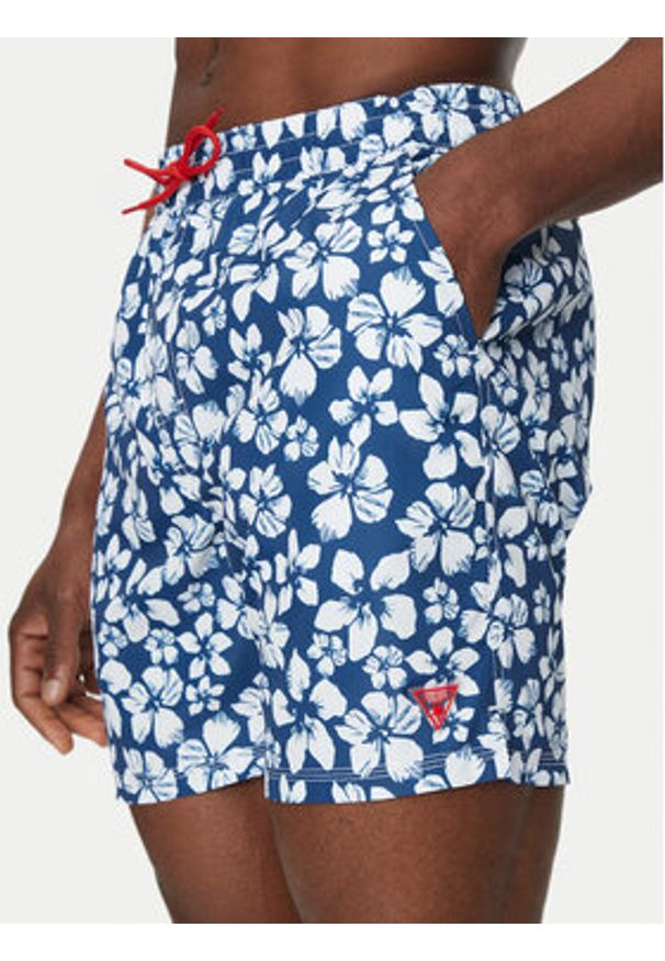 Guess Szorty kąpielowe F5GT07 WG2A2 Kolorowy Regular Fit. Materiał: syntetyk. Wzór: kolorowy