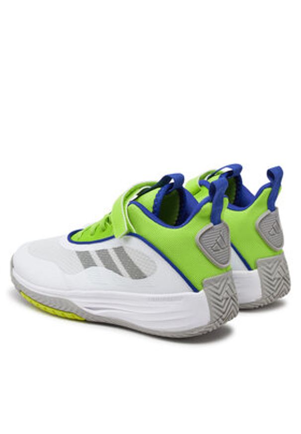 Adidas - adidas Buty do koszykówki Ownthegame 3.0 JI0394 Biały. Kolor: biały. Materiał: materiał. Sport: koszykówka