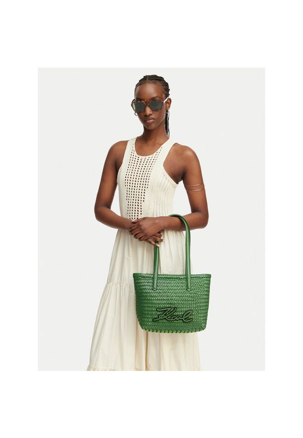 Karl Lagerfeld - Torebka KARL LAGERFELD. Kolor: zielony