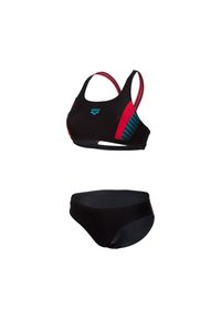 Damski 2-częściowy kostium kąpielowy Arena Threefold. Kolor: czarny #1