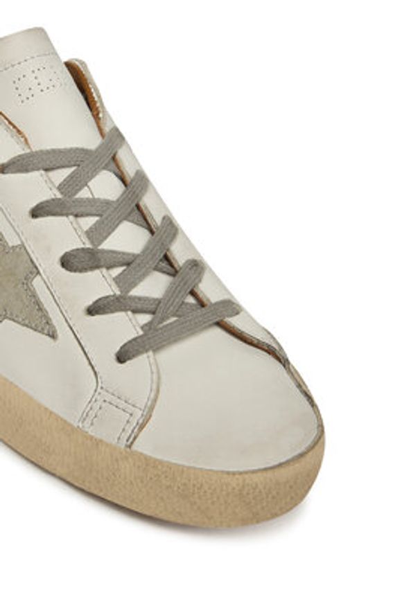 GOLDEN GOOSE - Golden Goose Sneakersy Super-Star Classic With Spur GWF00102.F002182.10803 Biały. Kolor: biały. Materiał: skóra