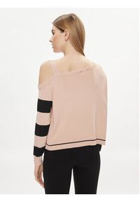 Liu Jo Sweter TA4112 MS36L Różowy Regular Fit. Kolor: różowy. Materiał: wiskoza #4