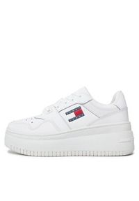 Tommy Jeans Sneakersy Tjw Retro Basket Flatform Ess EN0EN02506 Biały. Kolor: biały #5