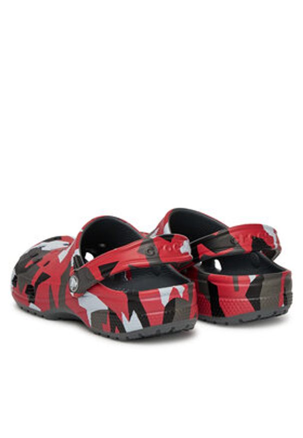 Crocs Klapki Geo Camo Clog 211009 Kolorowy. Wzór: kolorowy