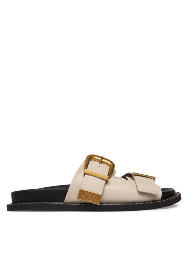 Steve Madden Klapki Arch-E 11004702 Beżowy. Kolor: beżowy. Materiał: skóra