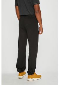 Kappa - Spodnie. Kolor: czarny. Materiał: bawełna, poliester, dzianina. Wzór: gładki #2